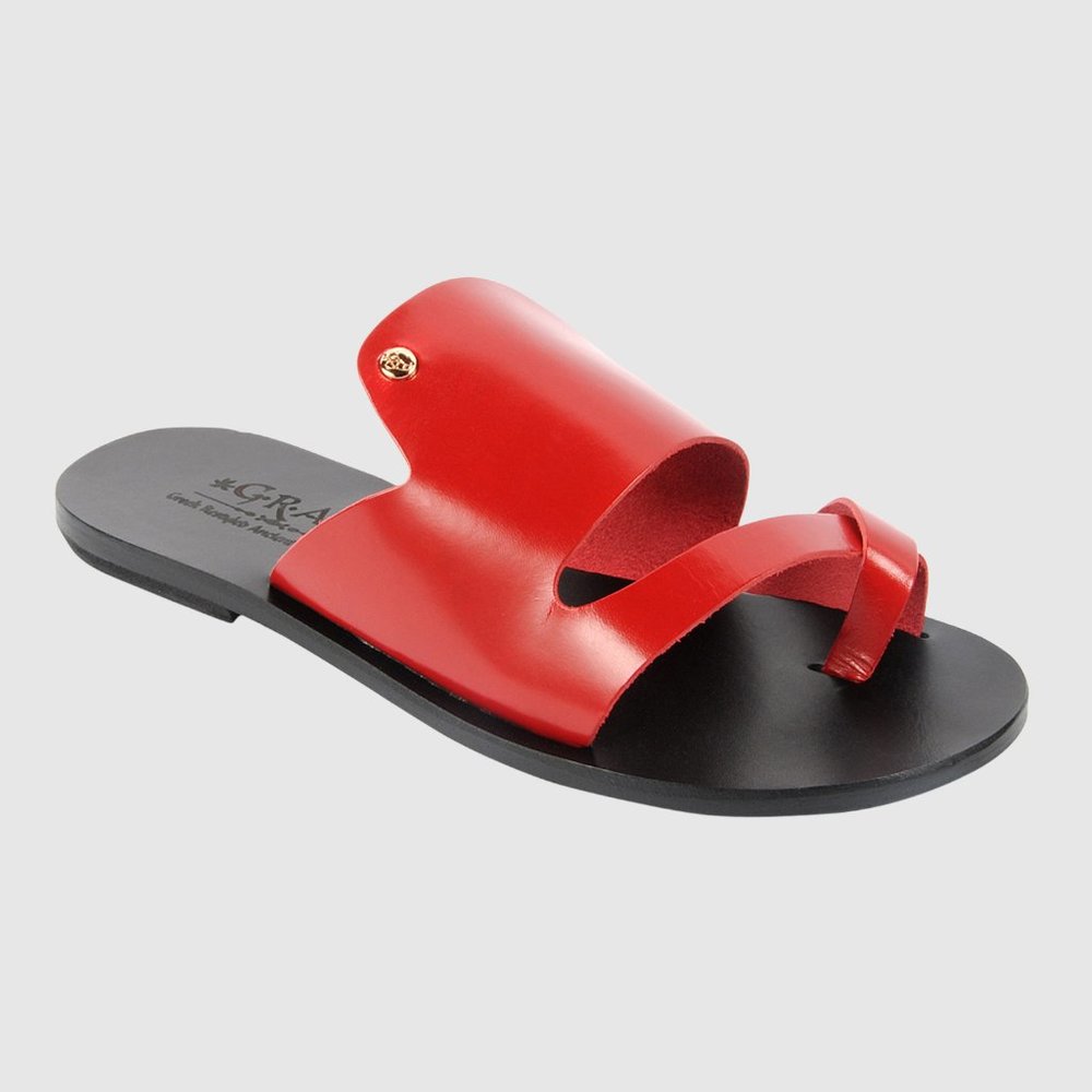 Greek Leather Sandal: Melisipida